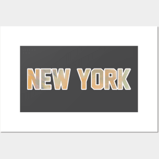 New York Pastel Tie dye Posters and Art